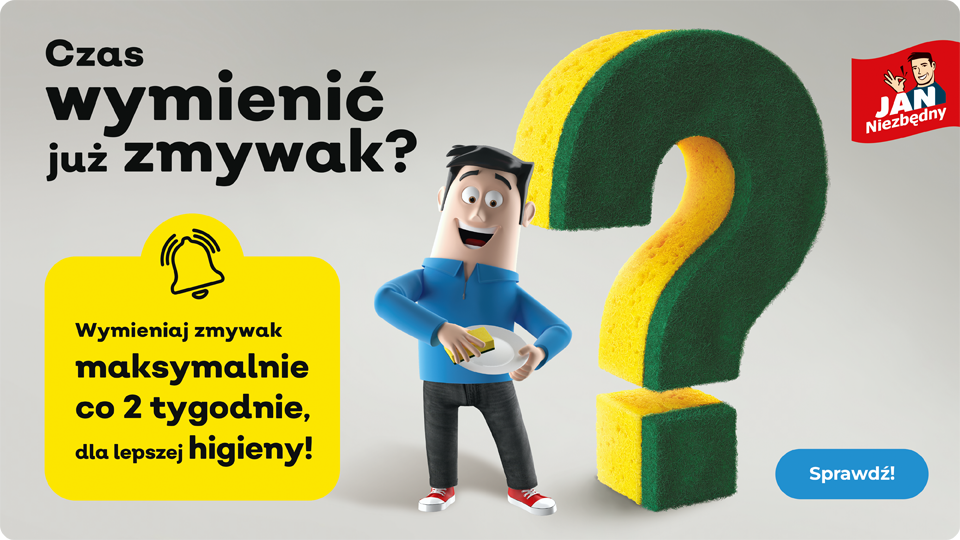 Zmywaki Jan Niezbędny - dla lepszej higieny