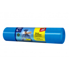 Worki na śmieci LD niebieskie 120l 25 szt
