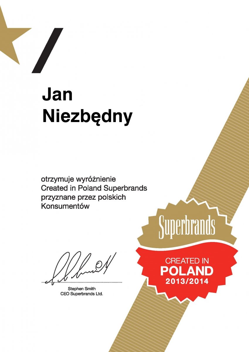Superband 2013 dla Jana Niezbędnego