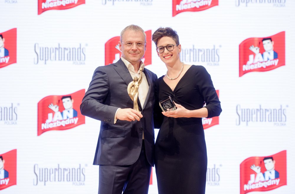 Michał Czajka z nagrodą Superbrands