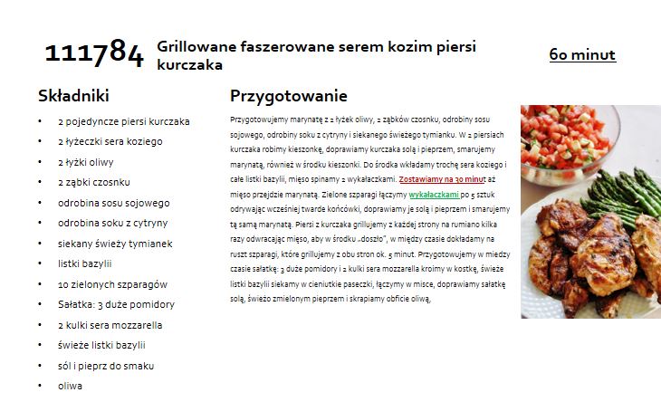 Mistrzowski przepis